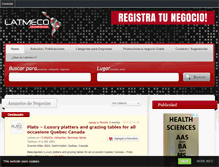 Tablet Screenshot of latmeco.com